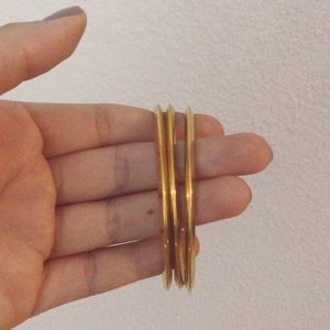 Vintage Fashion Yellow Gold Bangles